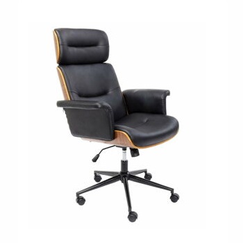 Černá kancelářská židle Karen Design Check Out