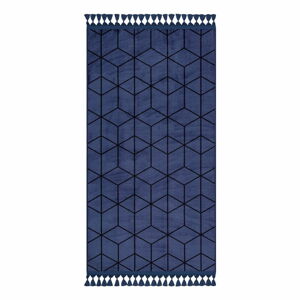 Modrý pratelný koberec 150x80 cm - Vitaus
