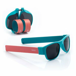 Růžovo-modré sluneční srolovatelné brýle InnovaGoods Sunfold AC1
