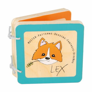 Dětská dřevěná knížka Legler Lex the Fox
