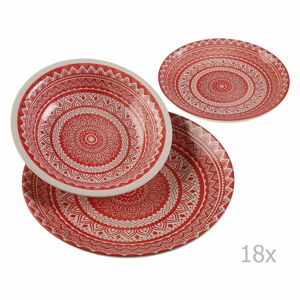 Set 18 keramického nádobí Versa Vajilla Roja