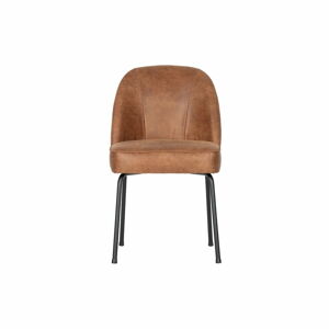 Koňakově hnědé kožené jídelní židle v sadě 2 ks Vogue – BePureHome