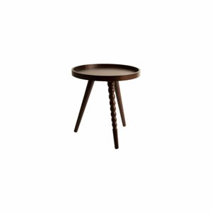 Konferenční stolek v ořechovém dekoru Dutchbone, ⌀ 40 cm