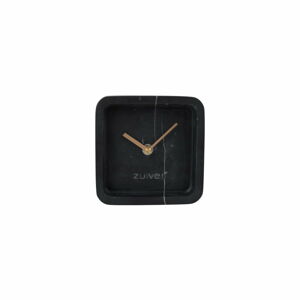Černé nástěnné mramorové hodiny Zuiver Luxury Time