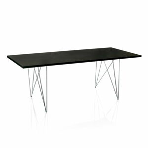 Černý jídelní stůl Magis Bella,délka 200 cm