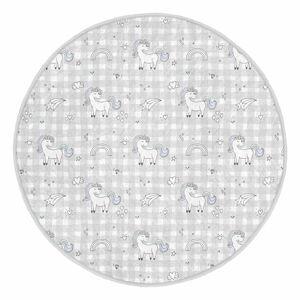 Světle šedý dětský koberec ø 120 cm Comfort – Mila Home
