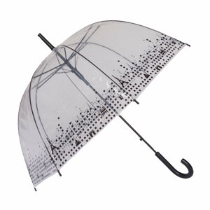 Transparentní holový deštník Birdcage Paris, ⌀ 79 cm