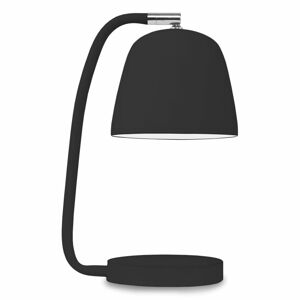 Černá stolní lampa s kovovým stínidlem (výška 28 cm) Newport – it's about RoMi