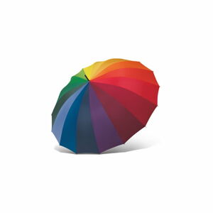 Barevný holový deštník Ambiance Rainbow, ⌀ 130 cm