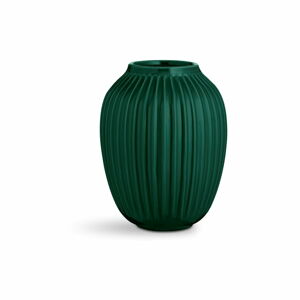 Zelená kameninová váza Kähler Design Hammershoi, výška 25 cm
