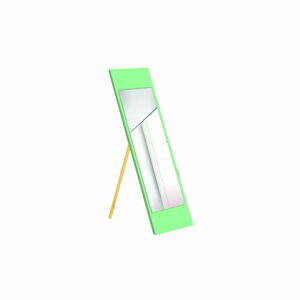 Stojací zrcadlo se zeleným rámem Oyo Concept, 35 x 140 cm
