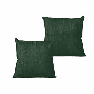 Povlak na polštář Linen Couture Green Moss, 45 x 45 cm