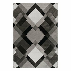Šedý koberec Flair Rugs Nimbus Grey White, 160 x 230 cm