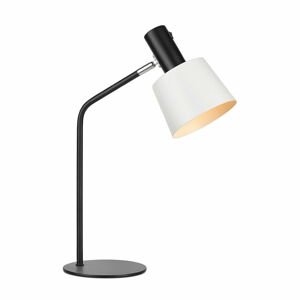 Černo-bílá stolní lampa Markslöjd Bodega