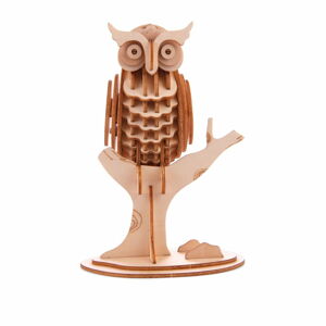 3D puzzle z balzového dřeva Kikkerland Owl