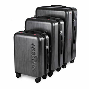 Sada cestovních kufrů 3 ks Graphite – Compactor