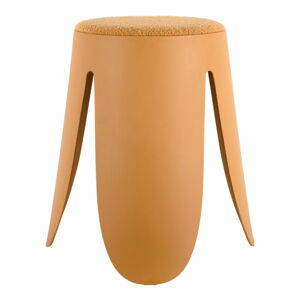 Okrově žlutá plastová stolička Savor   – Leitmotiv