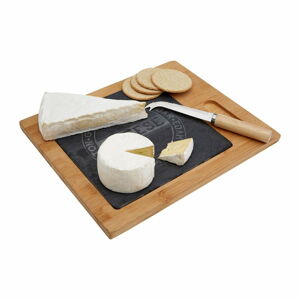 Set bambusového prkénka a nože na sýr Premier Housewares Cheese
