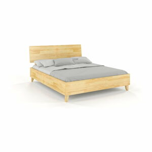 Dvoulůžková postel z masivního borovicového dřeva SKANDICA Viveca, 160 x 200 cm