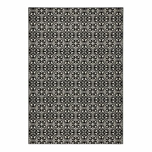 Černý koberec Hanse Home Gloria Pattern, 80 x 150 cm