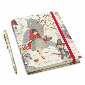Zápisník s propiskou 192 stránek Little Red Riding Hood – Kartos