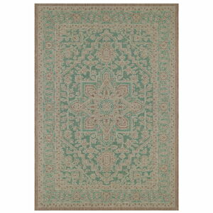 Zeleno-béžový venkovní koberec NORTHRUGS Anjara, 140 x 200 cm
