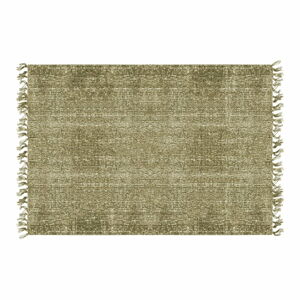 Zelený bavlněný koberec PT LIVING Washed, 140 x 200 cm