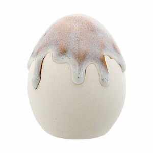 Šedá kameninová dekorace Bloomingville Egg