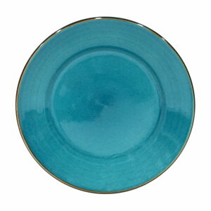 Modrý talíř z kameniny Casafina Sardegna, ⌀ 30 cm