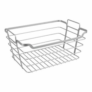 Ocelový koupelnový košík Metaltex Basket