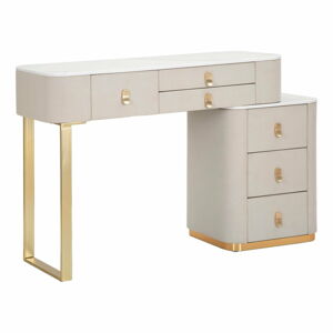 Konzolový stolek v béžovo-zlaté barvě 40x120 cm Beauty – Mauro Ferretti