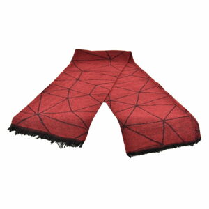 Červený dámský šál s příměsí bavlny Dolce Bonita Sky Fonce, 170 x 90 cm