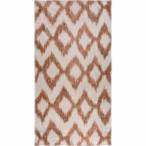 Bílo-oranžový pratelný koberec 80x150 cm – Vitaus