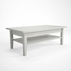 Bílý konferenční stolek z bukového dřeva Artemob