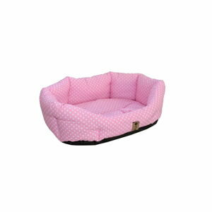 Růžový bavlněný pelíšek 65x50 cm Pinky - Petsy
