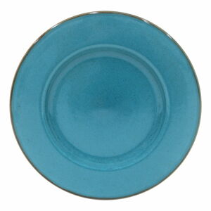 Modrý servírovací talíř z kameniny Casafina Sardegna, ⌀ 34 cm