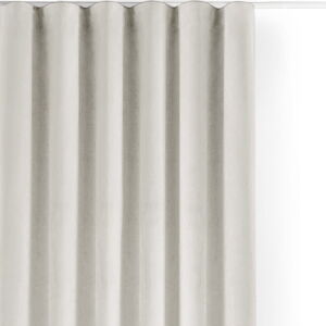 Krémový sametový dimout závěs 530x175 cm Velto – Filumi