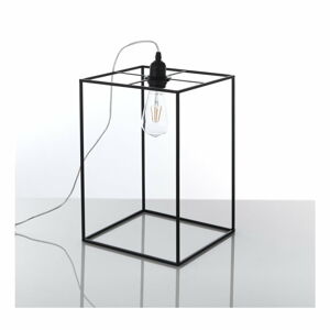Černá stolní lampa Tomasucci Stick, 36 x 25 x 25 cm