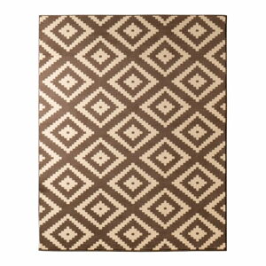 Hnědý koberec Hanse Home Hamla Diamond Brown, 200 x 290 cm