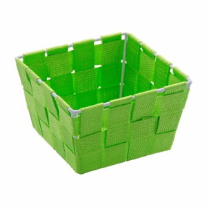 Zelený úložný košík Wenko Adria, 14 x 14 cm