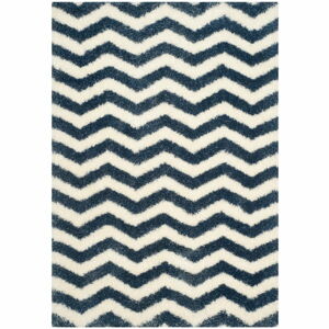 Modro-bílý koberec Safavieh Frances,160 x 228 cm