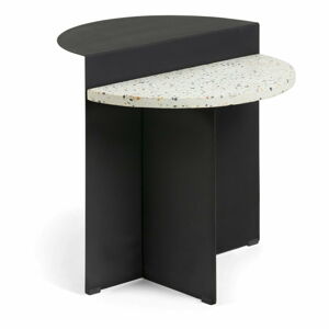 Černý příruční stolek La Forma Cleary