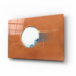Skleněný obraz Insigne Abstract Cinnamon, 72 x 46 cm