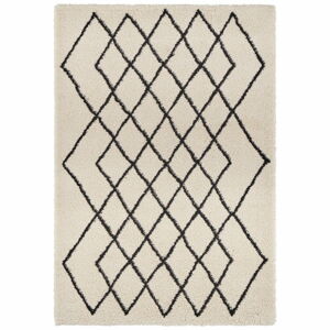 Krémovo-černý koberec Mint Rugs Allure, 80 x 150 cm