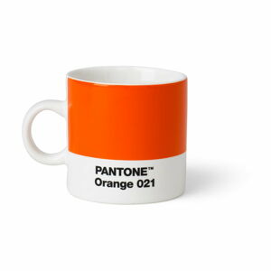 Oranžový hrnek Pantone Espresso, 120 ml