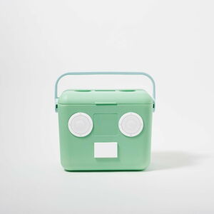 Zelený chladící box Sunnylife Sounds, 15 l