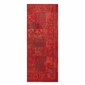 Červený běhoun Hanse Home Celebration Plume, 80 x 250 cm