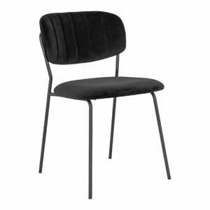 Černé jídelní židle v sadě 2 ks - House Nordic
