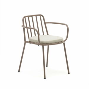 Fialová kovová zahradní židle Bramant – Kave Home