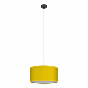 Žluté závěsné svítidlo Bulb Attack Doce M, ⌀ 30 cm